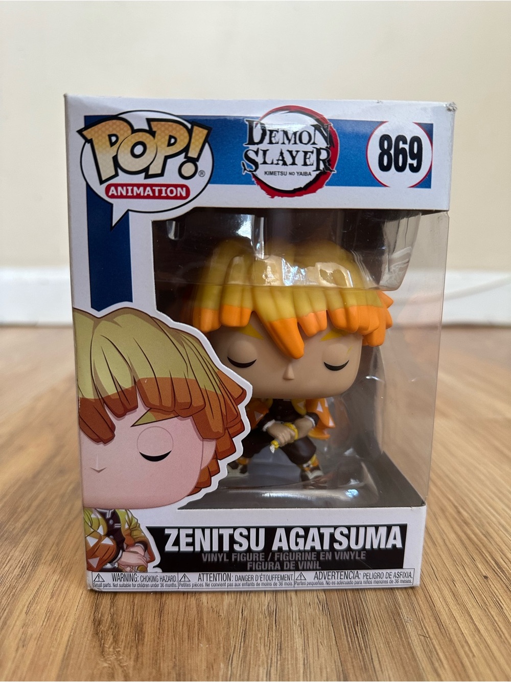 Funko Pop! Animation Zenitsu Agatsuma #869 - Yellow & Orange